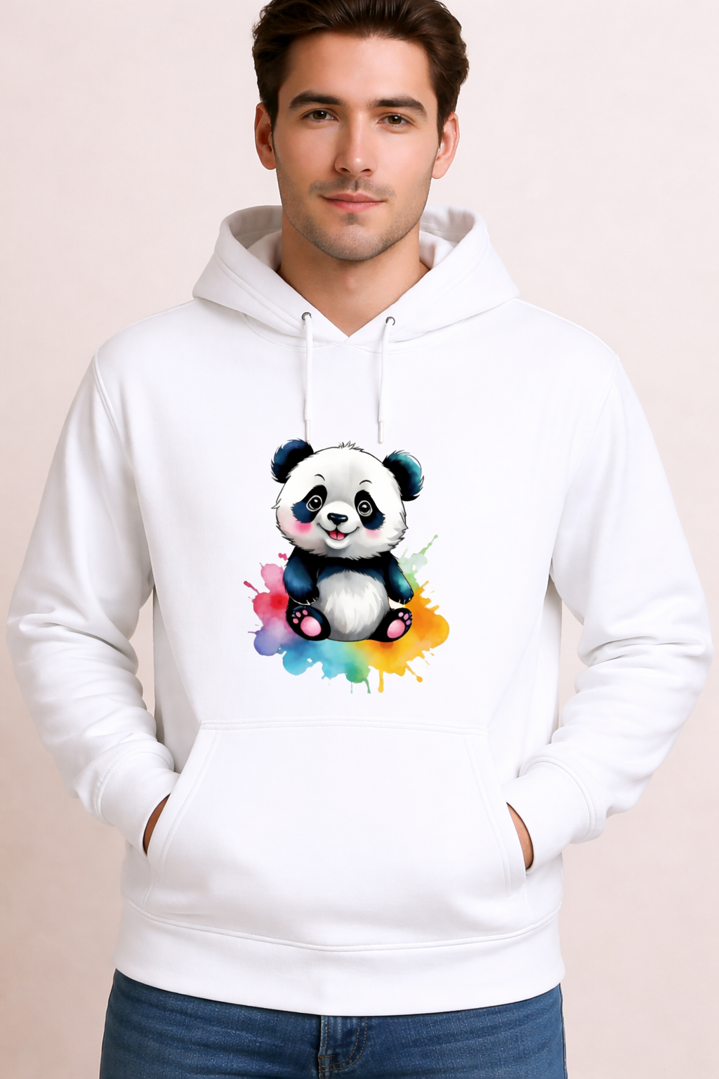 Unisex "Cute Panda Splash" Hoodie
