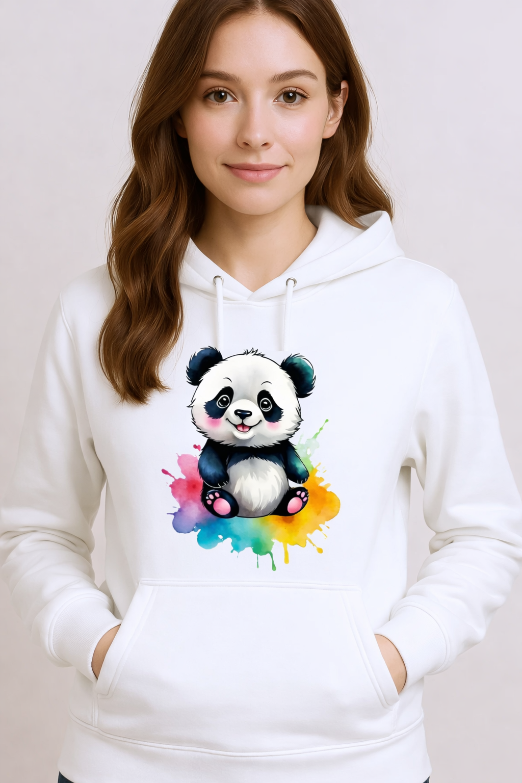 Unisex "Cute Panda Splash" Hoodie