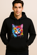 Unisex "Colour Splash" Cat Hoodie