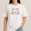 Unisex Peek-a-Purr Oversized Tee