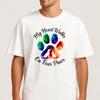 Unisex Heart on Four Paws Oversized Tee