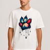 Unisex Multi Hue Paw Oversized T-shirt